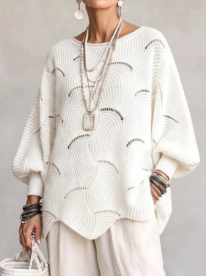 Pull Femme Tricot Ajouré