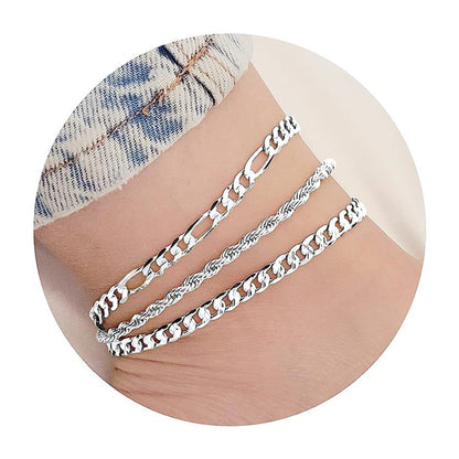 Bracelets Trombone Chic – Ensemble Féminin en Acier Inoxydable