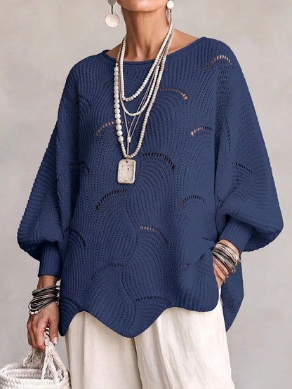 Pull Élégance Bohème Crème