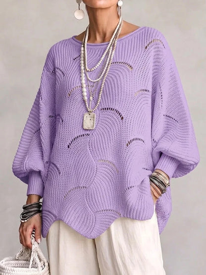 Pull Élégance Bohème Crème