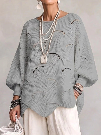 Pull Élégance Bohème Crème