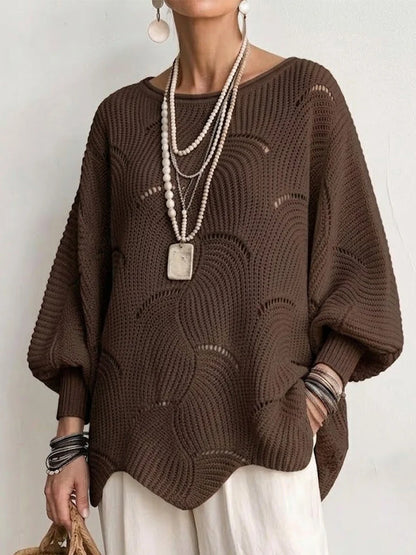 Pull Élégance Bohème Crème